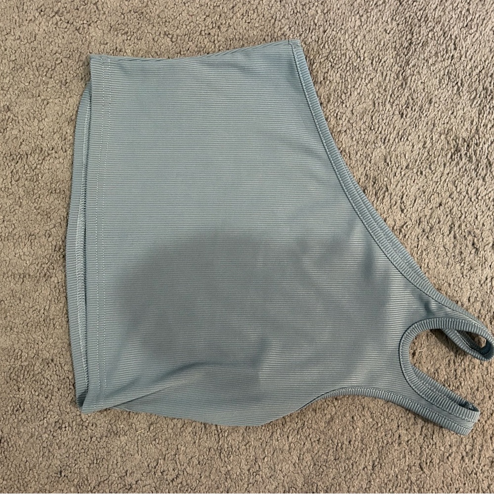 One-Shoulder Ribbed Tank Top